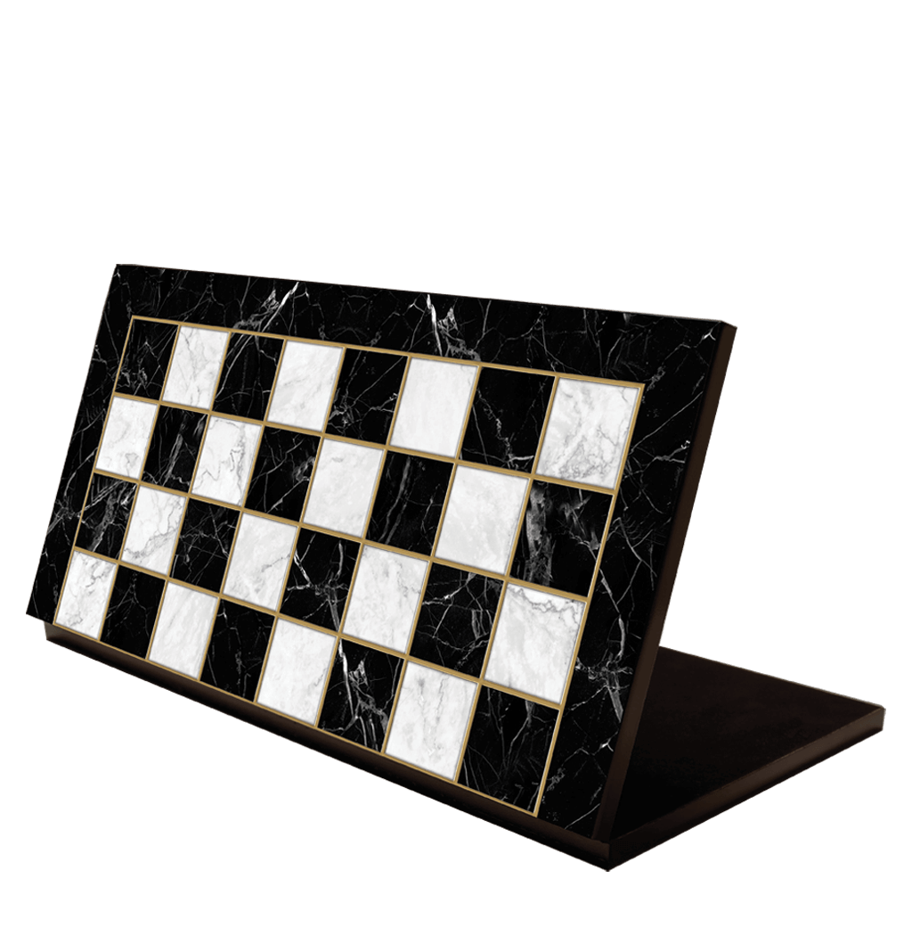 FOLDABLE BLACK CHESS BOARDS