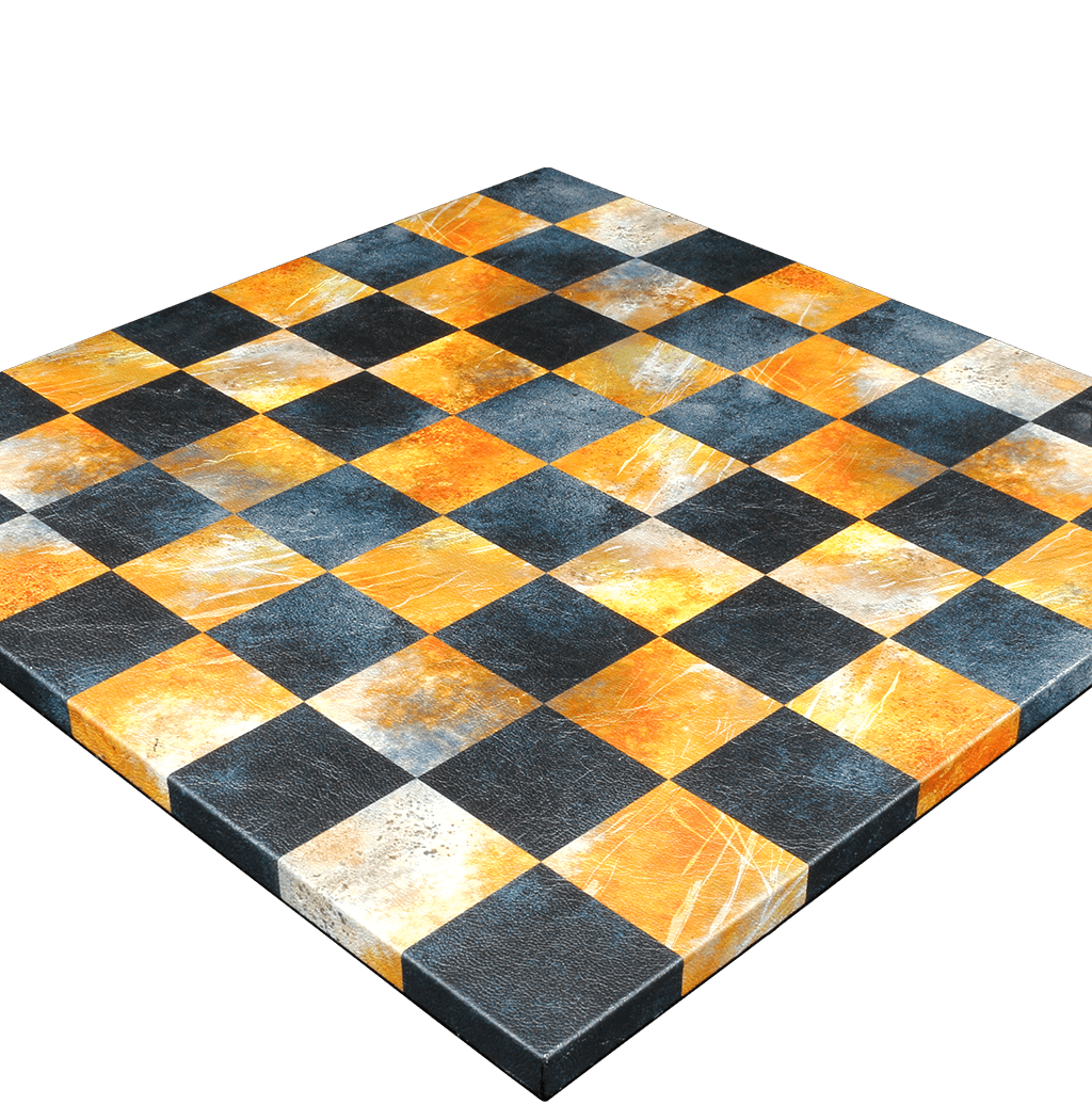 LEATHER CHESS BOARDS FIRE DUSKY