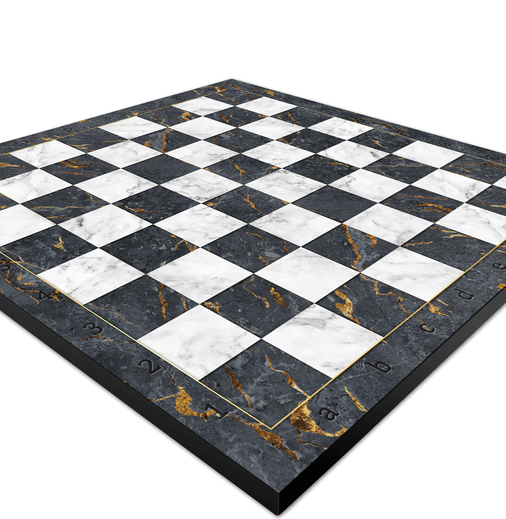 GRAY MARBLE CHESS BOARDS